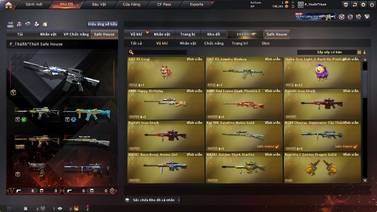 shop acc cf uy tin gia re